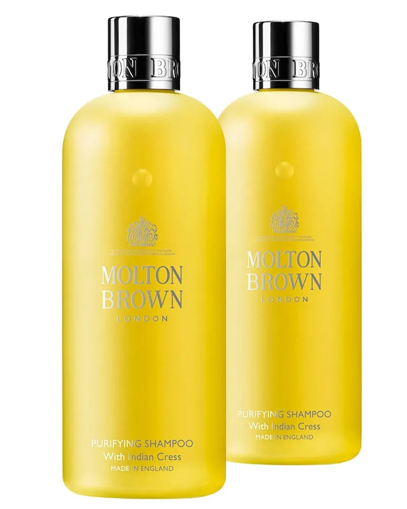 Molton Brown Purifying Shampoo with Indian Cress Doppelpack (2er Set) 600 ml 