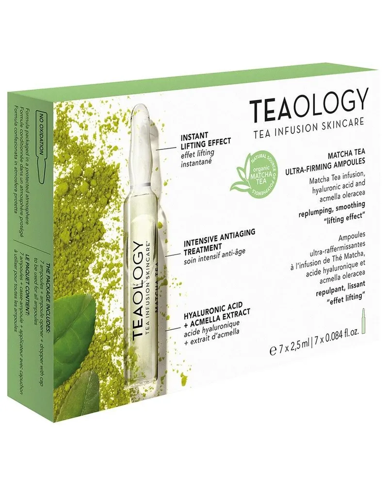 Tea Infusion Skincare Match Tea Ultra Firming Ampoules Gesichtscreme 