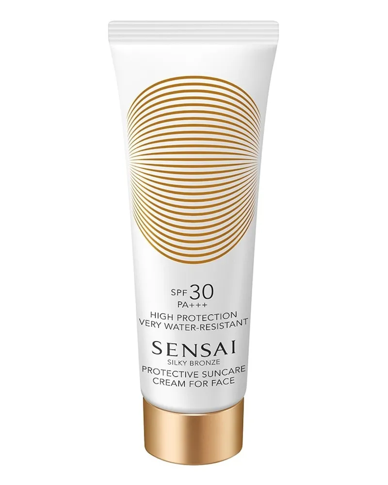 Sensai Silky Bronze Protective Suncare Cream for Face 30 Sonnenschutz 50 ml 