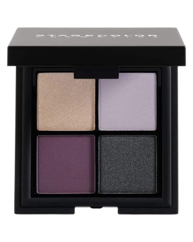 Stagecolor Satin Feeling Eyeshadow Quartet Lidschatten 7.2 g PURPLE DREAM Schwarz