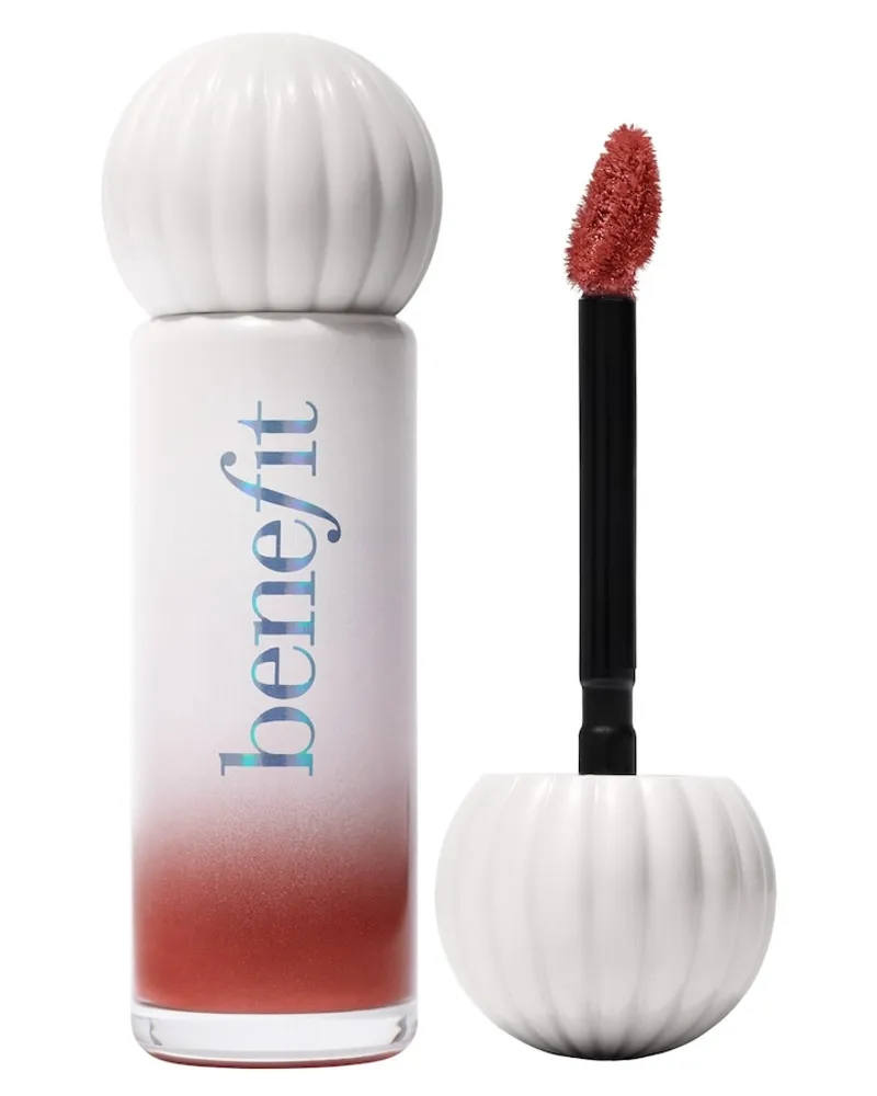 Benefit Lippenbalsam & Tints Splashtint Feuchtigkeitsspendender, glossy Tint für die Lippen Lipgloss 6 ml 25 Wide Brim Dunkelrot