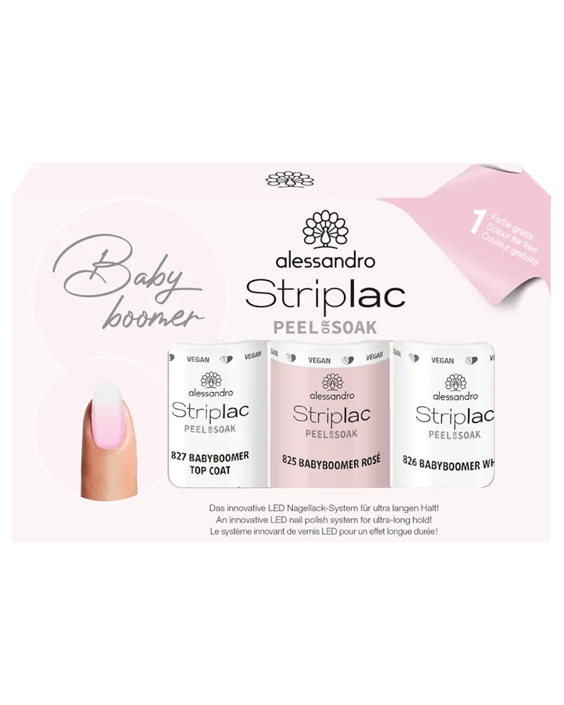 alessandro Striplac Babyboomer Set Nagellack 