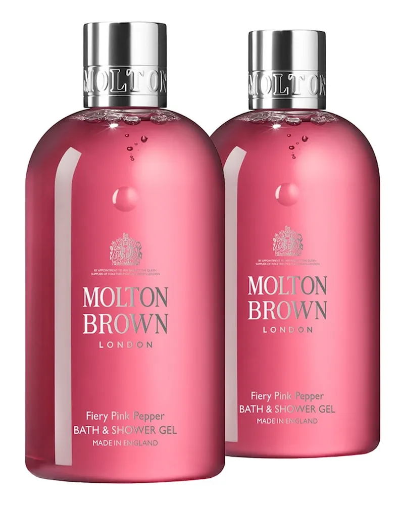 Molton Brown Doppelpack Fiery Pink Pepper Bath & Shower Gel Duschgel 600 ml 