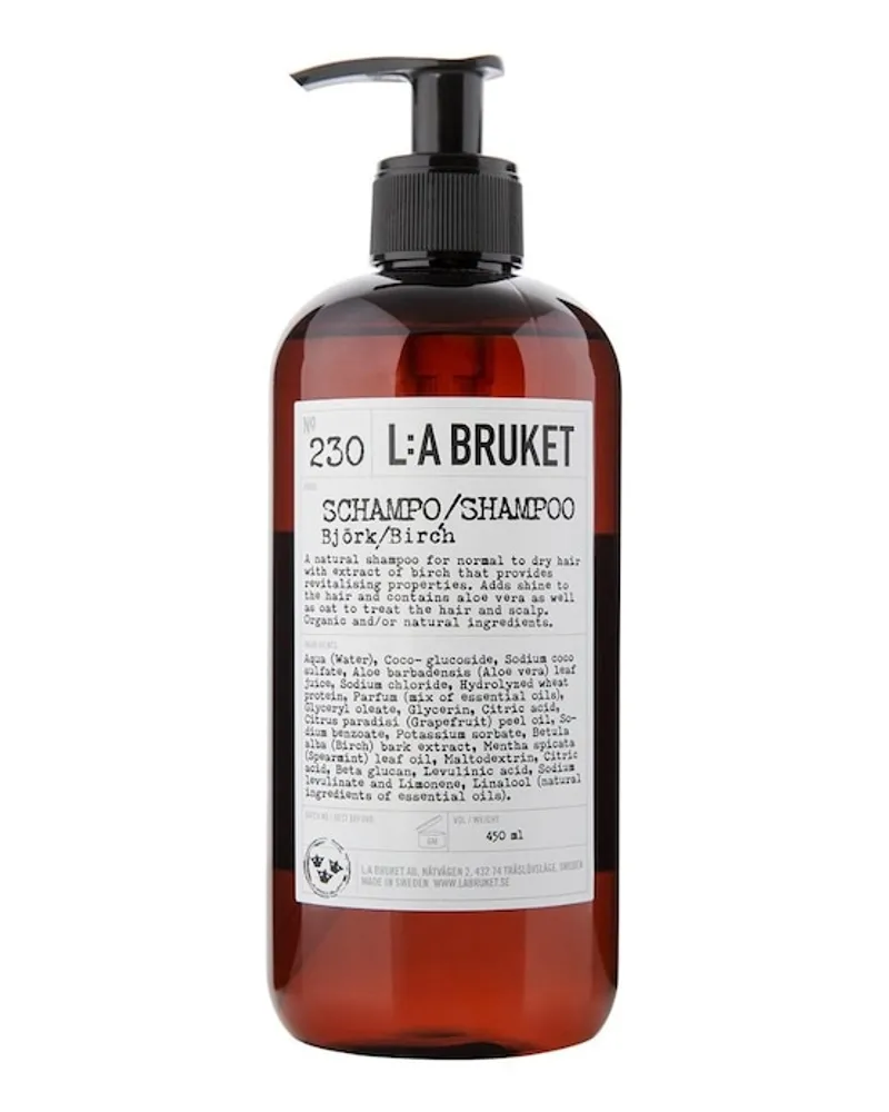 L:A Bruket No. 230 Birch Shampoo 450 ml 