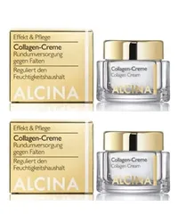 ALCINA Collagen Creme 2er Set* Anti-Aging-Gesichtspflege 100 ml 