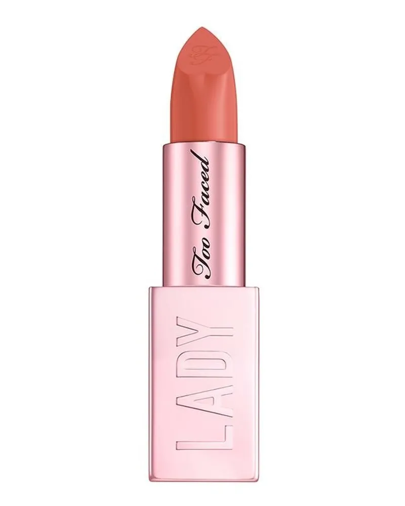 Too Faced Lady Bold Creamy High-Impact Color Lipstick Lippenstifte 45.23 g Committed Rosegold