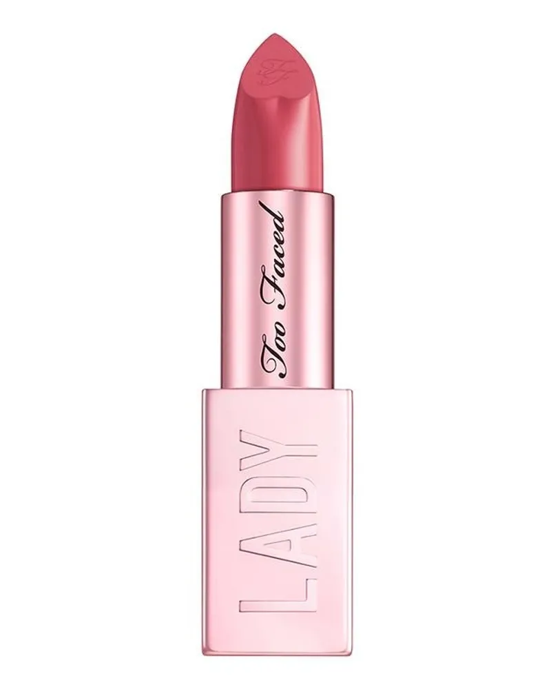 Too Faced Lady Bold Creamy High-Impact Color Lipstick Lippenstifte 45.23 g Committed Rosegold