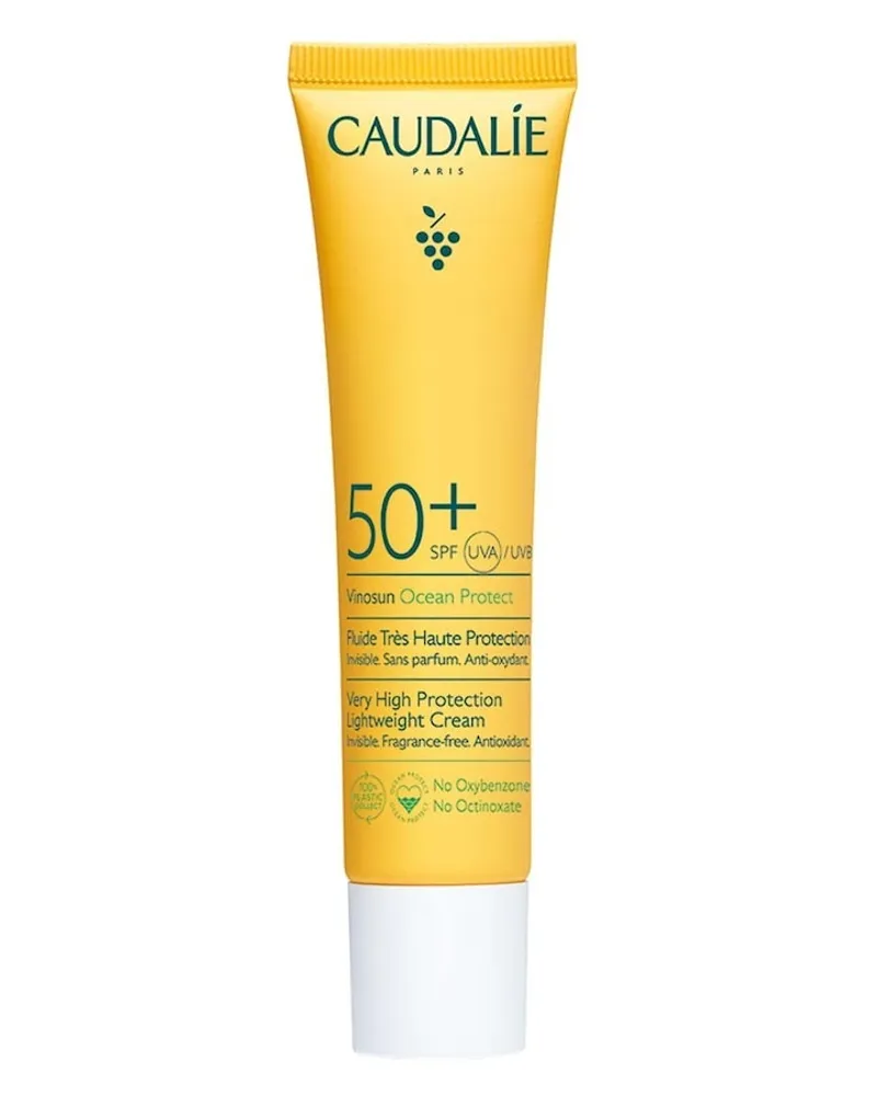 Caudalie Soleil Divin Vinosun Fluid Sehr hoher Schutz LSF 50+ Sonnenschutz 40 ml 