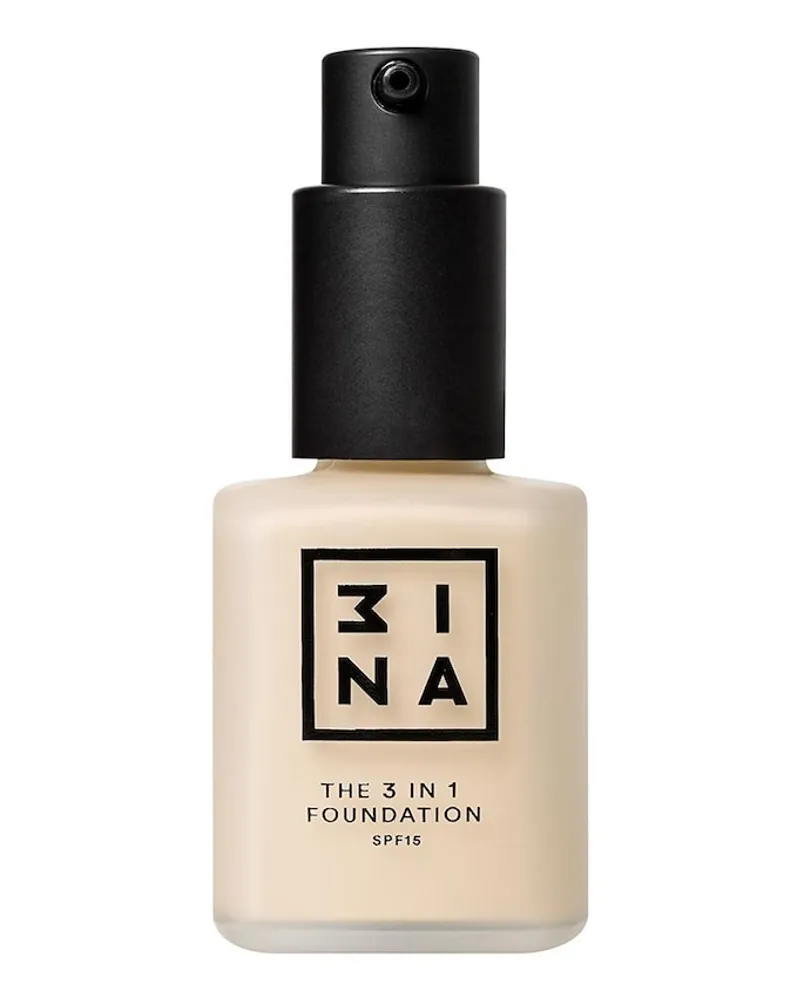 3INA The 3 in 1 Foundation 30 ml Nr. 226 Ultra light yellow Nude