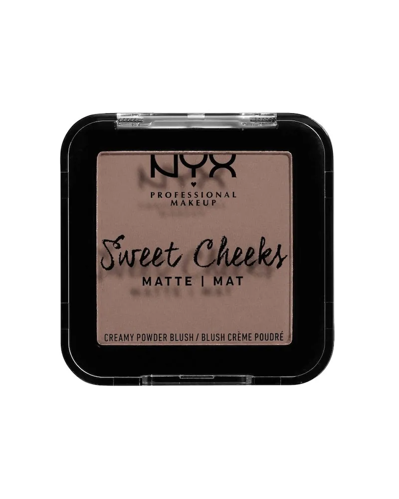 NYX Cosmetics Sweet Cheeks Matte Blush 5 g So Taupe Grau