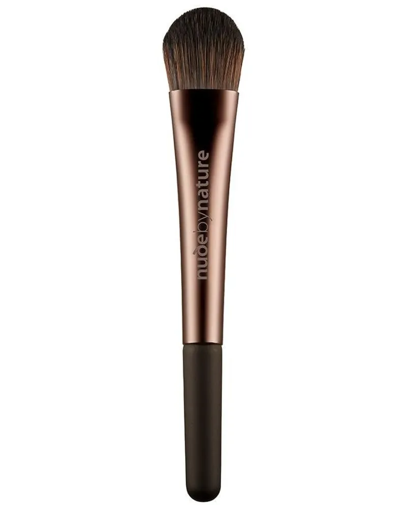 Nude by Nature 02 Liquid Foundation Brush Foundationpinsel Gel Color Lip + Cheek Balm 