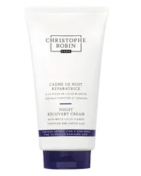 Christophe Robin Night recovery cream with white lotus flower Haarkur & -maske 150 ml 