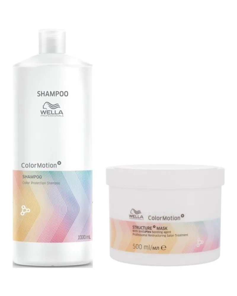 Wella Professionals ColorMotion 2er Set XL* (Shampoo/ Maske) Haarpflegesets 1.5 l 