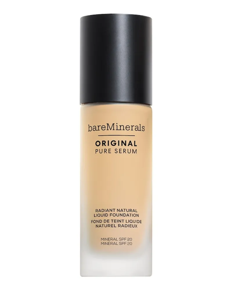 bareMinerals Original Pure Serum Radiant Natural Liquid Foundation Mineral SPF 20 30 ml LIGHT COOL 2 Nude