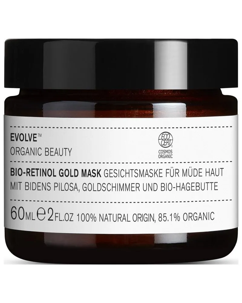 Evolve Organic Beauty Bio-Retinol Gold Mask Feuchtigkeitsmasken 60 ml 