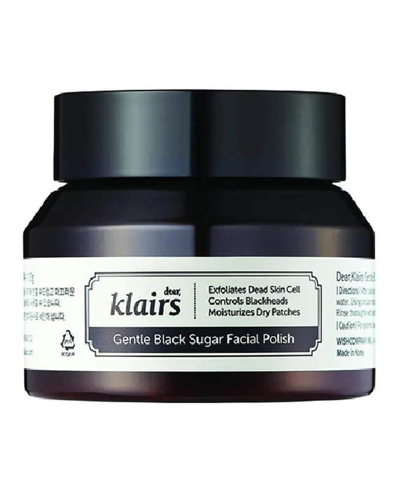 Dear, Klairs Black Sugar Facial Polish Gesichtspeeling 110 g 