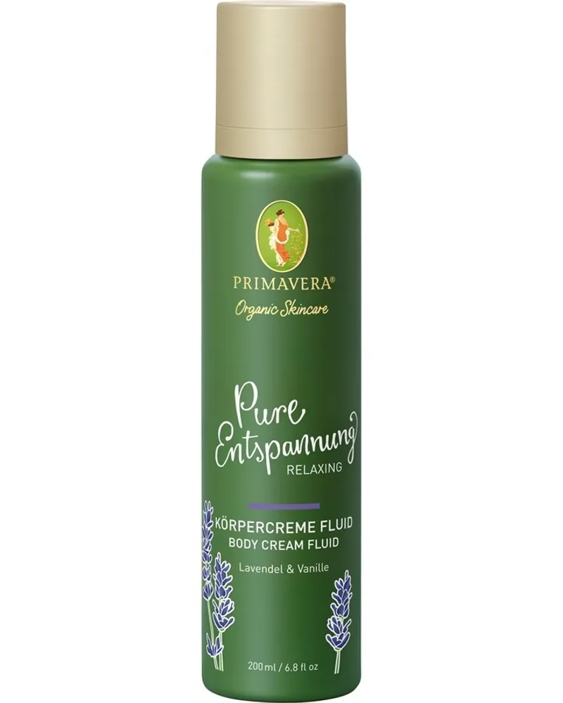 Primavera Pure Entspannung Körpercreme Fluid Bodylotion 200 ml 