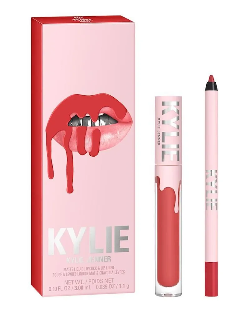 KYLIE SKIN Matte Lip Kit Sets 4.25 g 403 BITE ME Dunkelrot