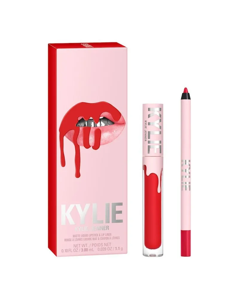 KYLIE SKIN Matte Lip Kit Sets 4.25 g 403 BITE ME Dunkelrot