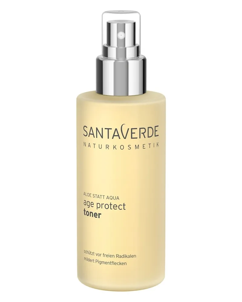 Santaverde Aloe Vera Blüte Age Protect Toner Gesichtswasser 30 ml 