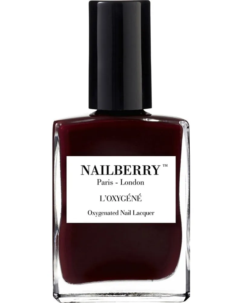 Nailberry L'Oxygéné Oxygenated Nail Lacquer Nagellack 15 ml Noirberry Schwarz