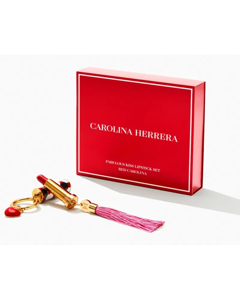 Carolina Herrera New York Fabulous Kiss Lipstick Set Red Carolina Sets 