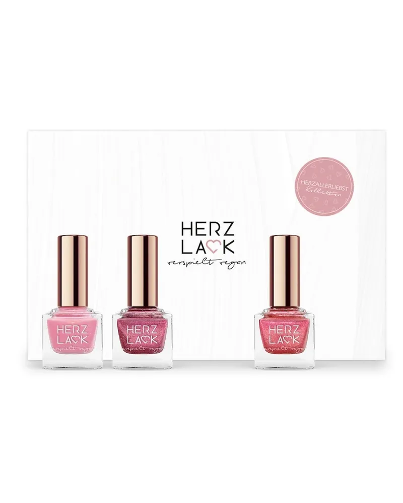 HERZLACK Herzallerliebst Kollektion, Kollektion Box Nagellack Rosegold