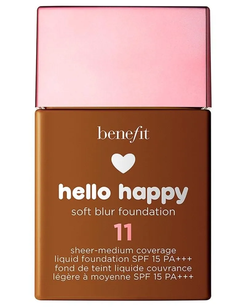 Benefit Hello Happy Soft Blur Foundation 30 ml Nr. 11 Dark Neutral Braun