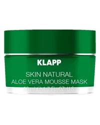 KLAPP Skin Natural Aloe Vera Mousse Mask Feuchtigkeitsmasken 50 ml 