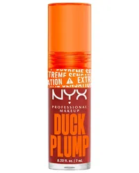 NYX Cosmetics Duck Plump Lip Lacquer Lipgloss 7 ml 6.0 BRICK OF TIME Dunkelrot