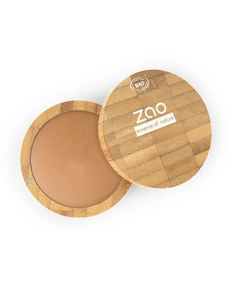 Zao Bamboo Cooked Powder Bronzer 15 g 345 RED COPPER Hellbraun