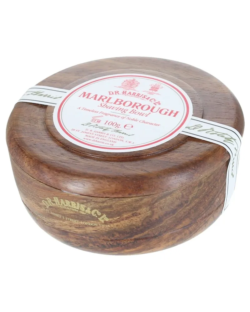 D R Harris Marlborough Shaving Soap in Mahogany Bowl Gesichtsseife 100 g 