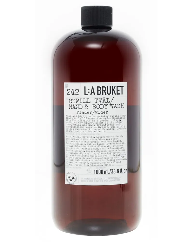 L:A Bruket No. 242 Hand & Body Wash Elderflower Duschgel 1000 ml 