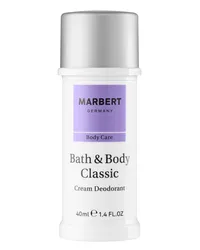 Marbert Bath & Body Classic Cream Deodorant Deodorants 40 ml 