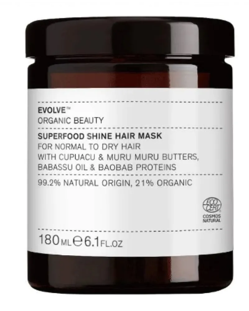 Evolve Organic Beauty Superfood Shine Haarkur & -maske 180 ml 