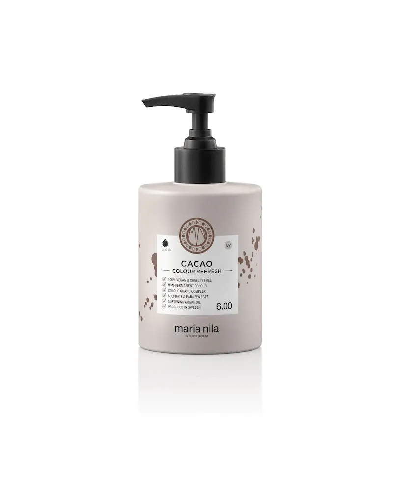 Maria Nila Colour Refresh Cacao 6.00 Haartönung 300 ml Grau Grau