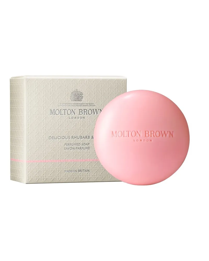 Molton Brown Delicious Rhubarb & Rose Parfümierte Seife 150 g 