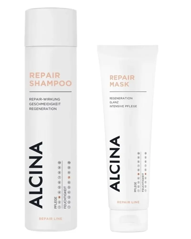 ALCINA Repair-Shampoo + Repair-Mask Set* Haarpflegesets 0.4 l 