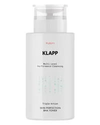 KLAPP Multi Level Performance Cleansing Triple Action Skin Perfection BHA Toner Gesichtswasser 200 ml 