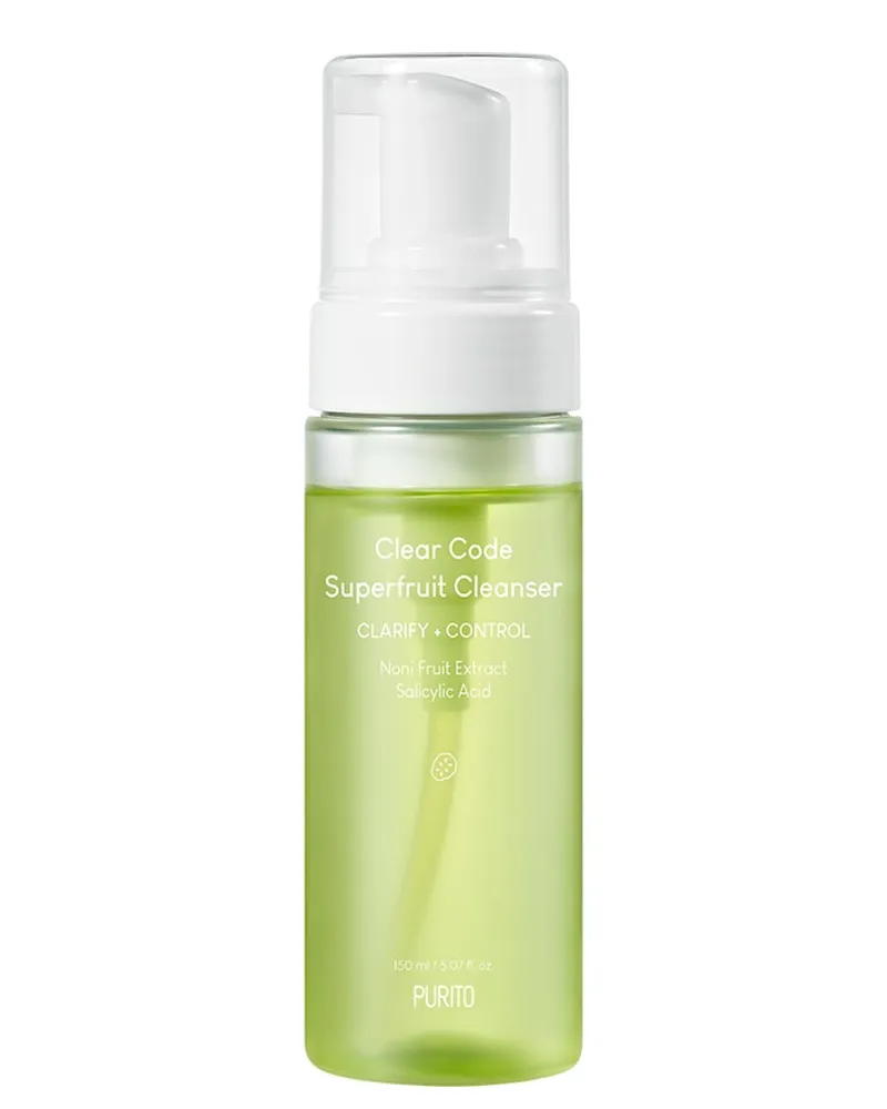 PURITO Clear Code Superfruit Cleanser Reinigungsschaum 150 ml 