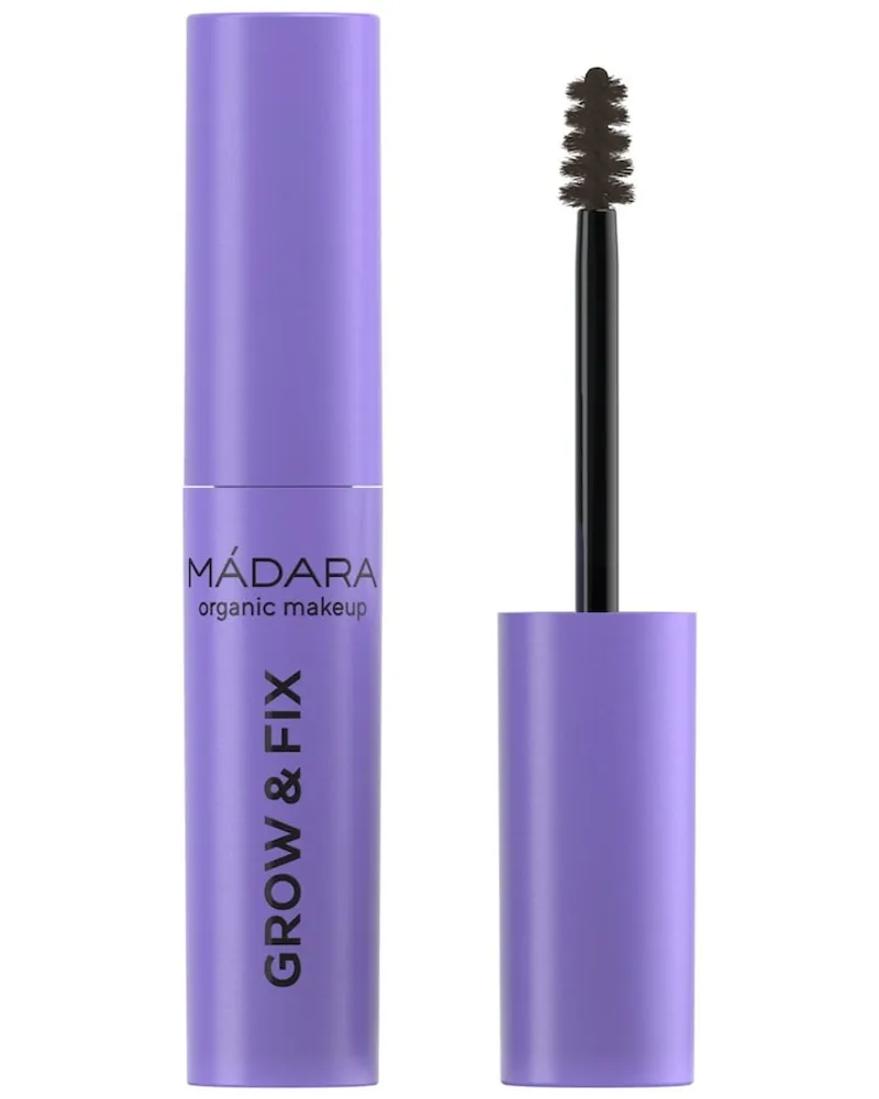 MÁDARA GROW & FIX Tinted Brow Gel, #3 FROSTY TAUPE Augenbrauengel 4.25 ml 4 #4 DARK BROWN Braun