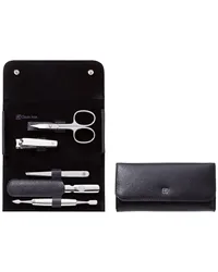 Zwilling Maniküre Pediküre Set 5tlg. mit Nagelknipser, Leder, schwarz Nägel kürzen 