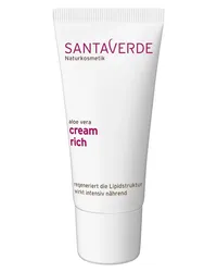 Santaverde Aloe Vera Creme Rich Gesichtscreme 30 ml 