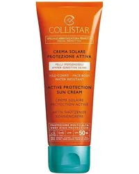 Collistar Sun Care Active Protection Cream Face & Body LSF 50+ Sonnenschutz 100 ml 