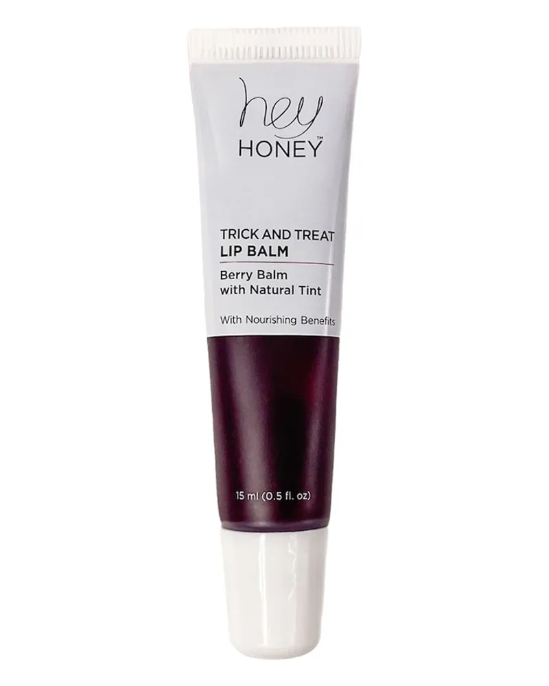 Hey Honey Trick and Treat Lip Balm Natürlich getönter Balsam Lippenbalsam 15 ml Dunkelrot Dunkelrot