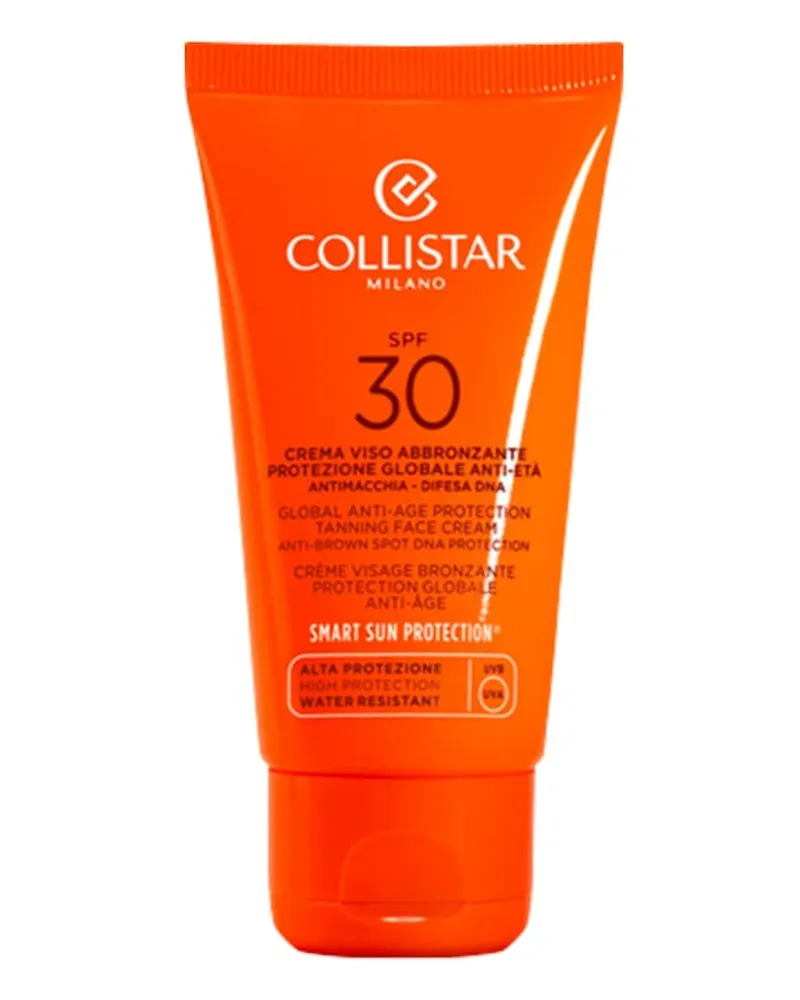 Collistar Sun Care Global Anti-Age Protection Tanning Face Cream SPF 30 Sonnenschutz 50 ml 