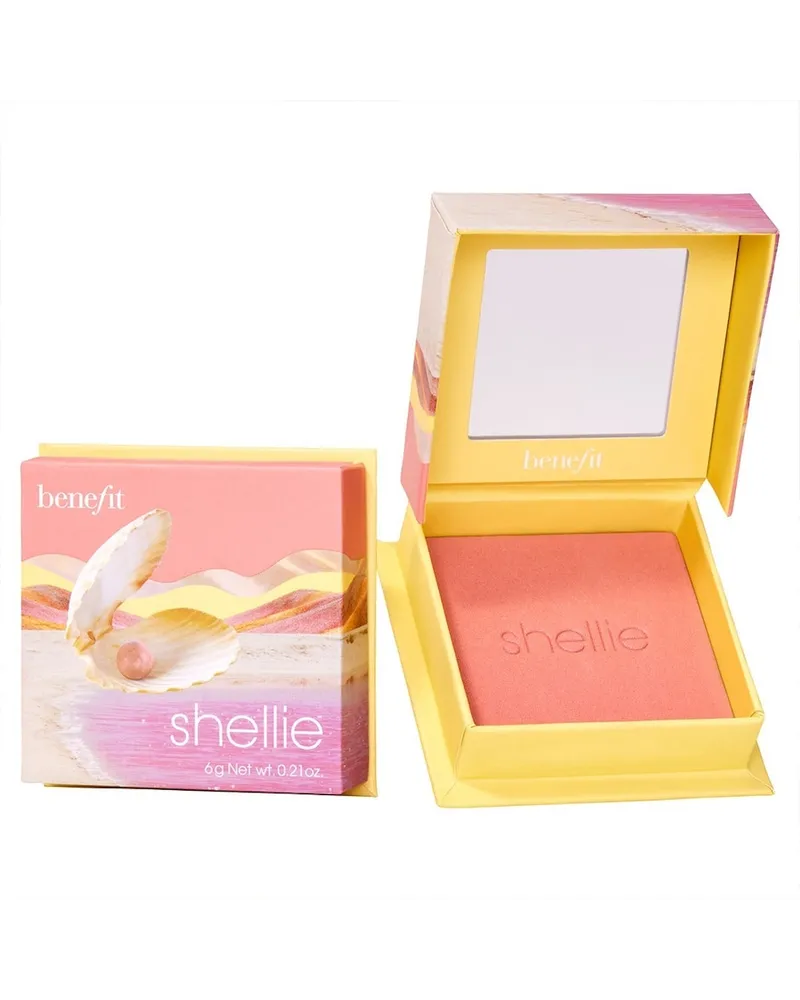 Benefit Bronzer & Blush Collection Shellie in softem Rosa mit Perlmuttschimmer 6 g Full Size Coral