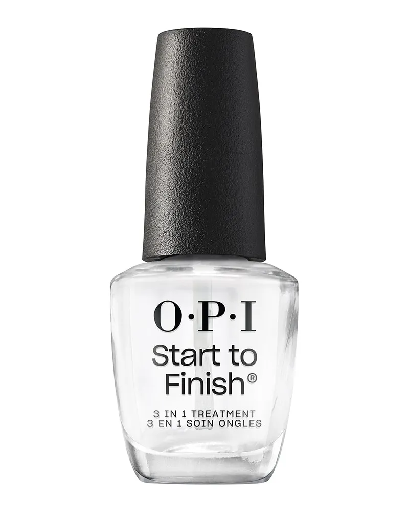 OPI Nail Care & Essentials Start To Finish 3-in-1 Behandlung Top Coat 15 ml Weiss