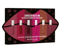 Lippen-Set mit Super Stay Matte Ink Lippenstiften in sechs verschiedenen Nuancen Sets