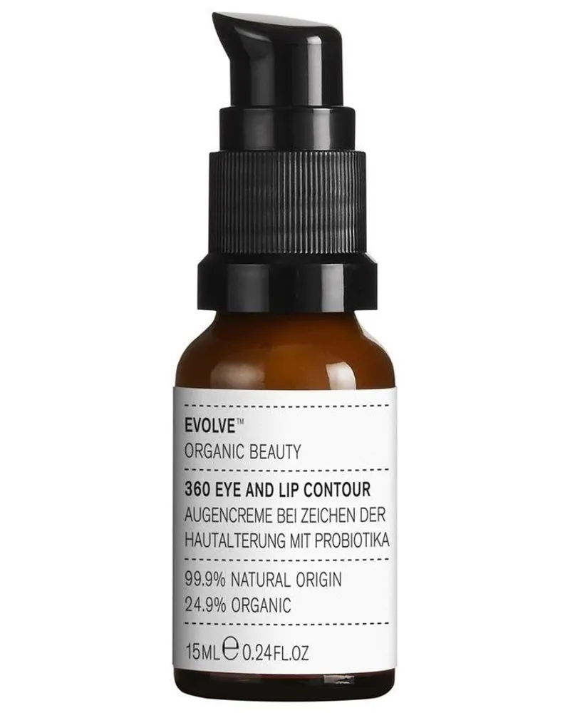 Evolve Organic Beauty 360 Eye & Lip Contour Cream Augencreme 15 ml 